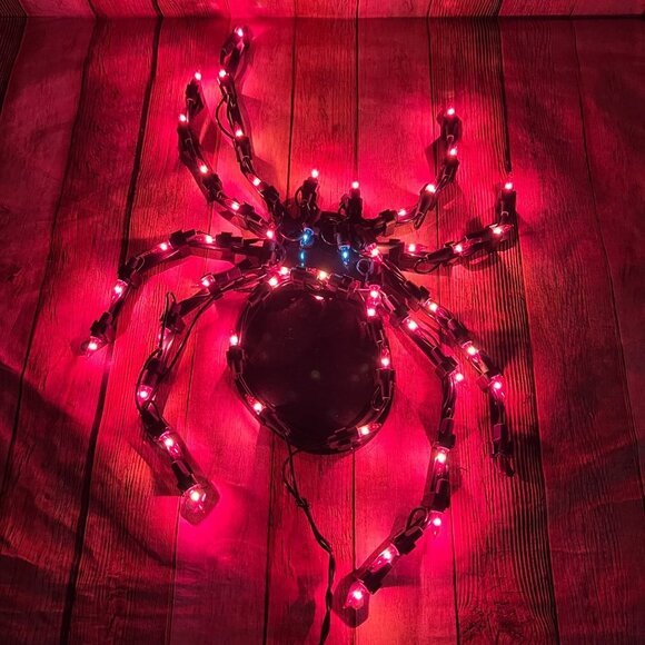 Vtg.Walmart Halloween Super Bright Spider Sculpture 18 in - Picture 2 of 3